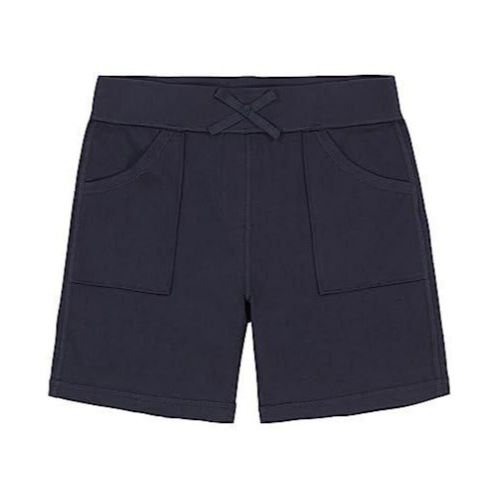 Nautica Girls Navy Blue Pull-On Knit Super Soft Shorts Tagless Size 12-14 NEW